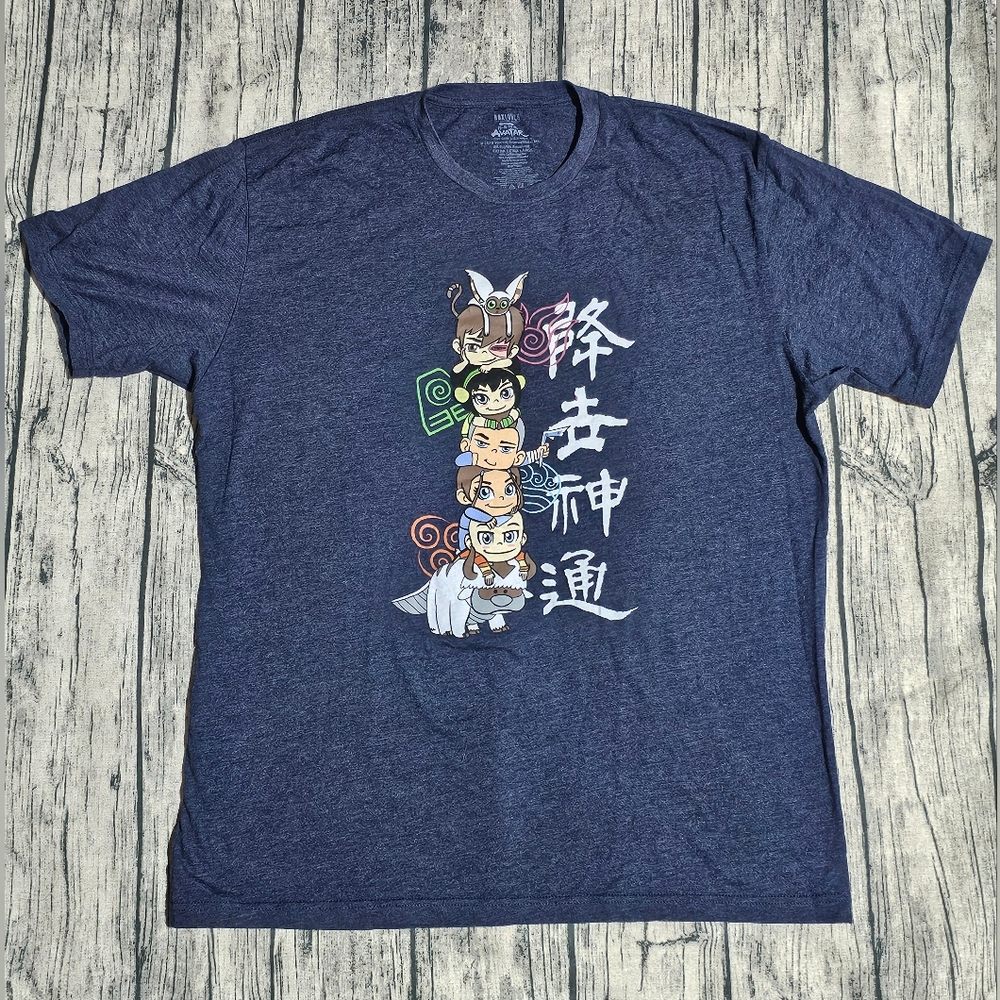 Avatar The Last Airbender Character Stack Graphic Tee